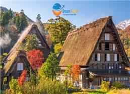 [HCM] Tour Nhật Bản Mùa Thu 6N5Đ: Cung Đường Làng Cổ Shirakawa-go
